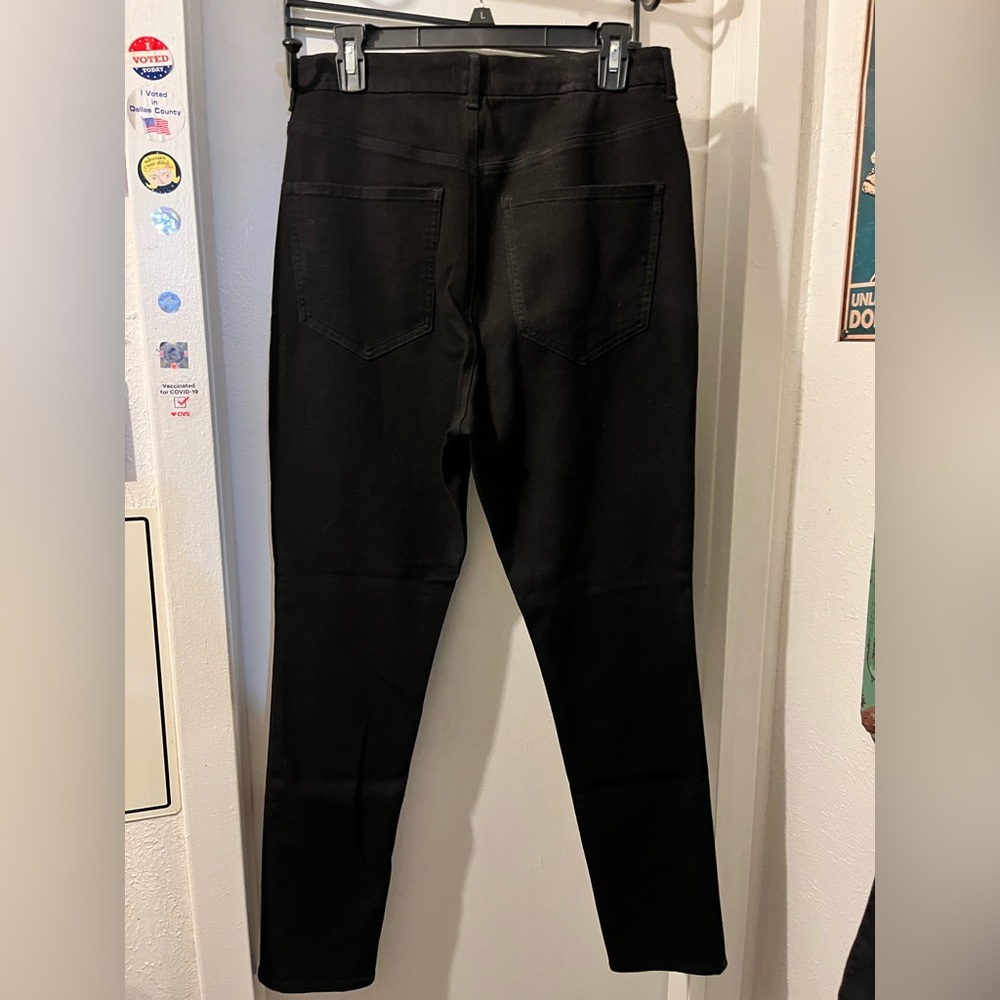 Express-size L=12/14/16 black skinny stretch jeans NWT - Picture 4 of 5